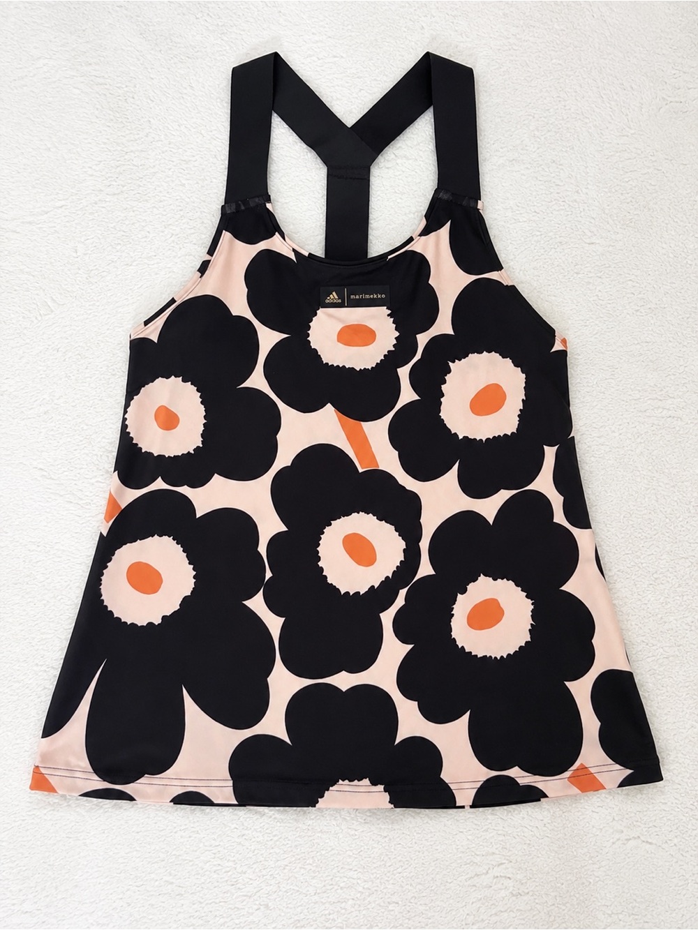 Adidas x Marimekko Floral Primeblue Strappy Tank Top XL